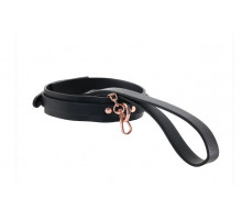 Collar with leash black