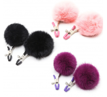 Fluffy nipple clamps