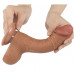 Фаллос со скользящей кожей/ 7.5'' Sliding Skin Dual Layer Dong Brown