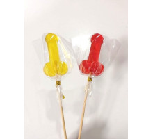 Mini lollipop in the form of a phallus