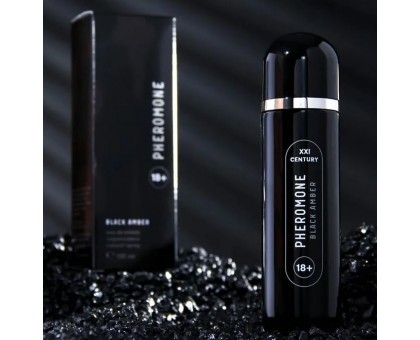 Туалетная вода мужская с феромонами  PHEROMONE BLACK AMBER