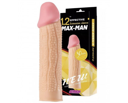 Удлиняющая насадка на член Max Man Effective Yellow