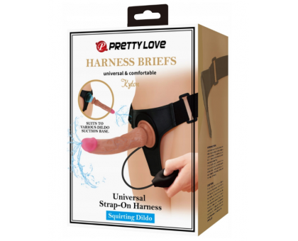 Страпон с семяизвержением на присоске Pretty Love Kyton