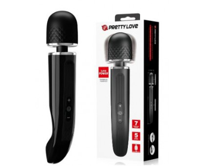 Black Wand Vibrator Charming Massager Plus