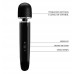 Black Wand Vibrator Charming Massager Plus